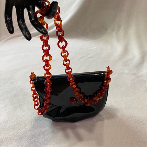 ❌SOLD🏷️Vintage 1950’s Coblentz Original, Lucite Chain Handbag. - Picture 3 of 11